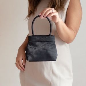 Vintage Satin mini handle bag